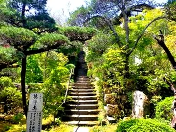 第三十二番法性寺の約120段の石段