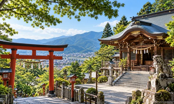 厚木 御朱印巡りの山あいの神社イメージ