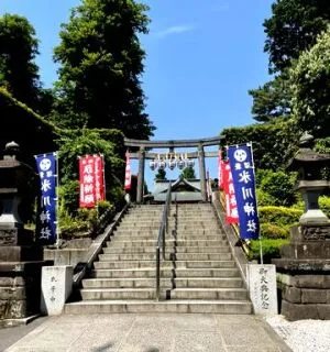 【沼袋氷川神社】人気アイドルも訪れた｜願いを叶える「三本願い松」と「七福神」の社。