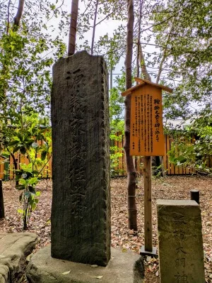 駒木諏訪神社「鞍掛けの松」