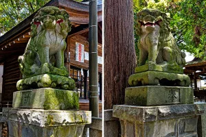 菅田天神社の狛犬
