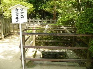 武田神社の信玄公ご使用井戸