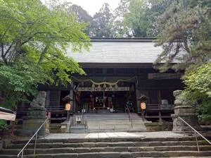 河口浅間神社の拝殿