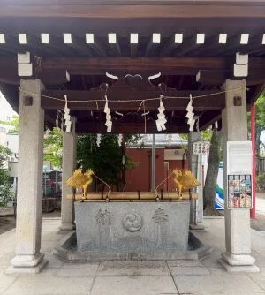 富岡八幡宮の「手水舎」