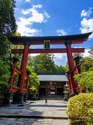 北口本宮冨士浅間神社の富士山大鳥居