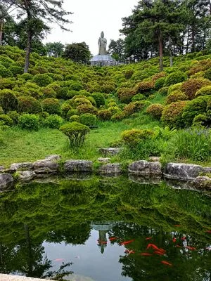 塩船観音寺の観音池